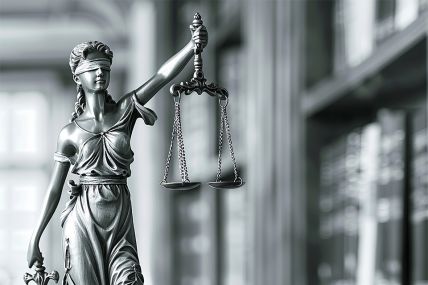 Foto: Statue von Justitia